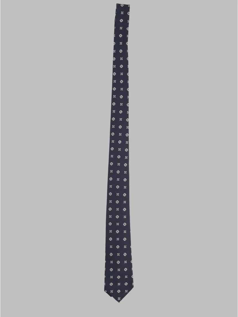 Cravatta In Jacquard Di Seta