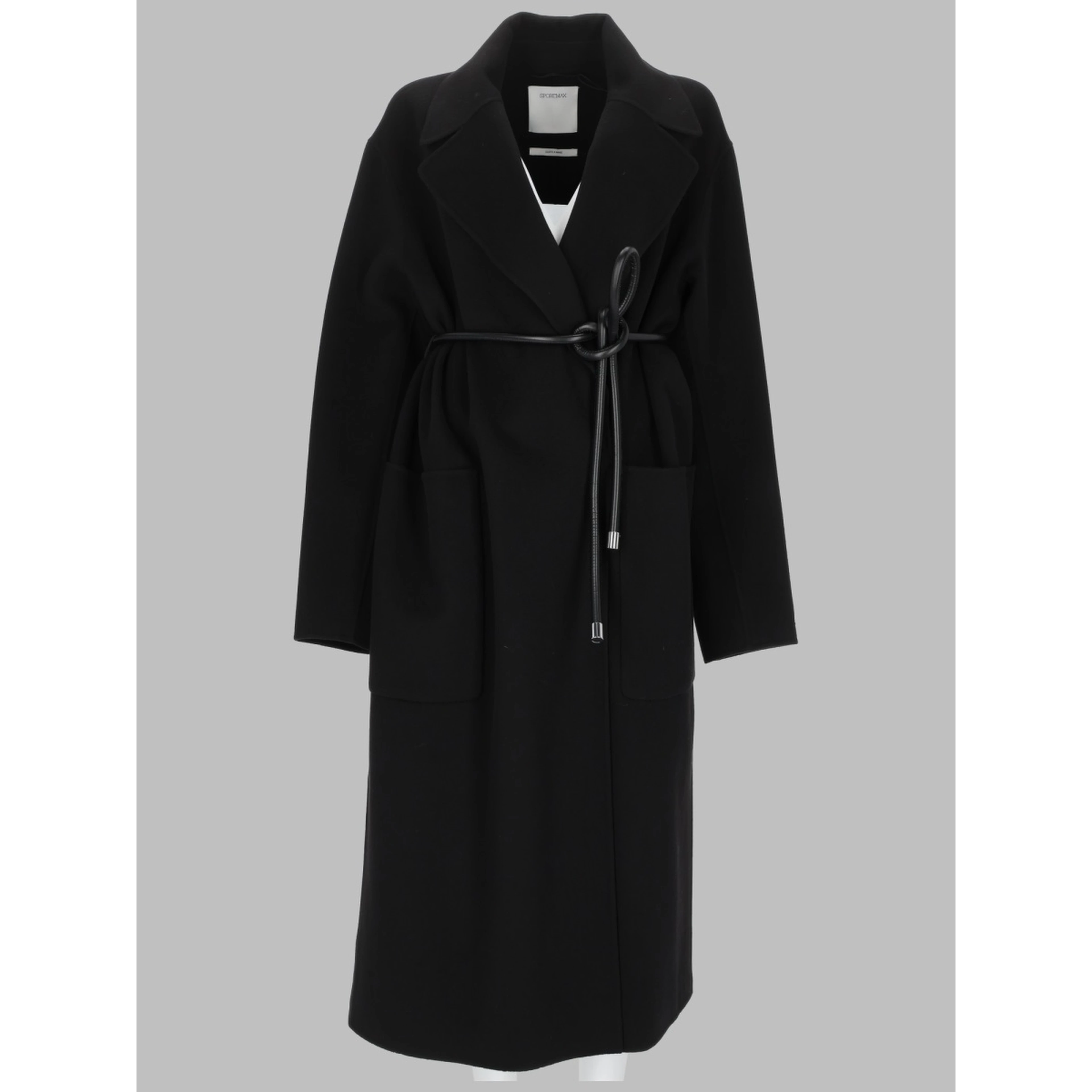 CAPPOTTO IN LANA CON CINTURA ANNODABILE