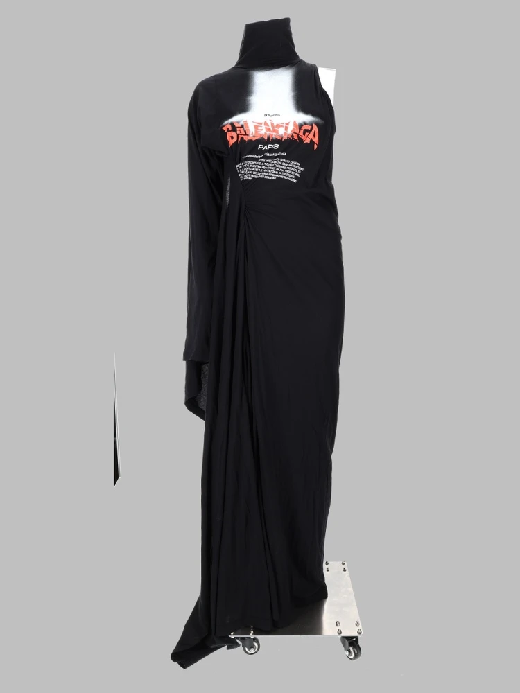 ABITO "THE DOOR" LUNGO DRAPPEGGIATO