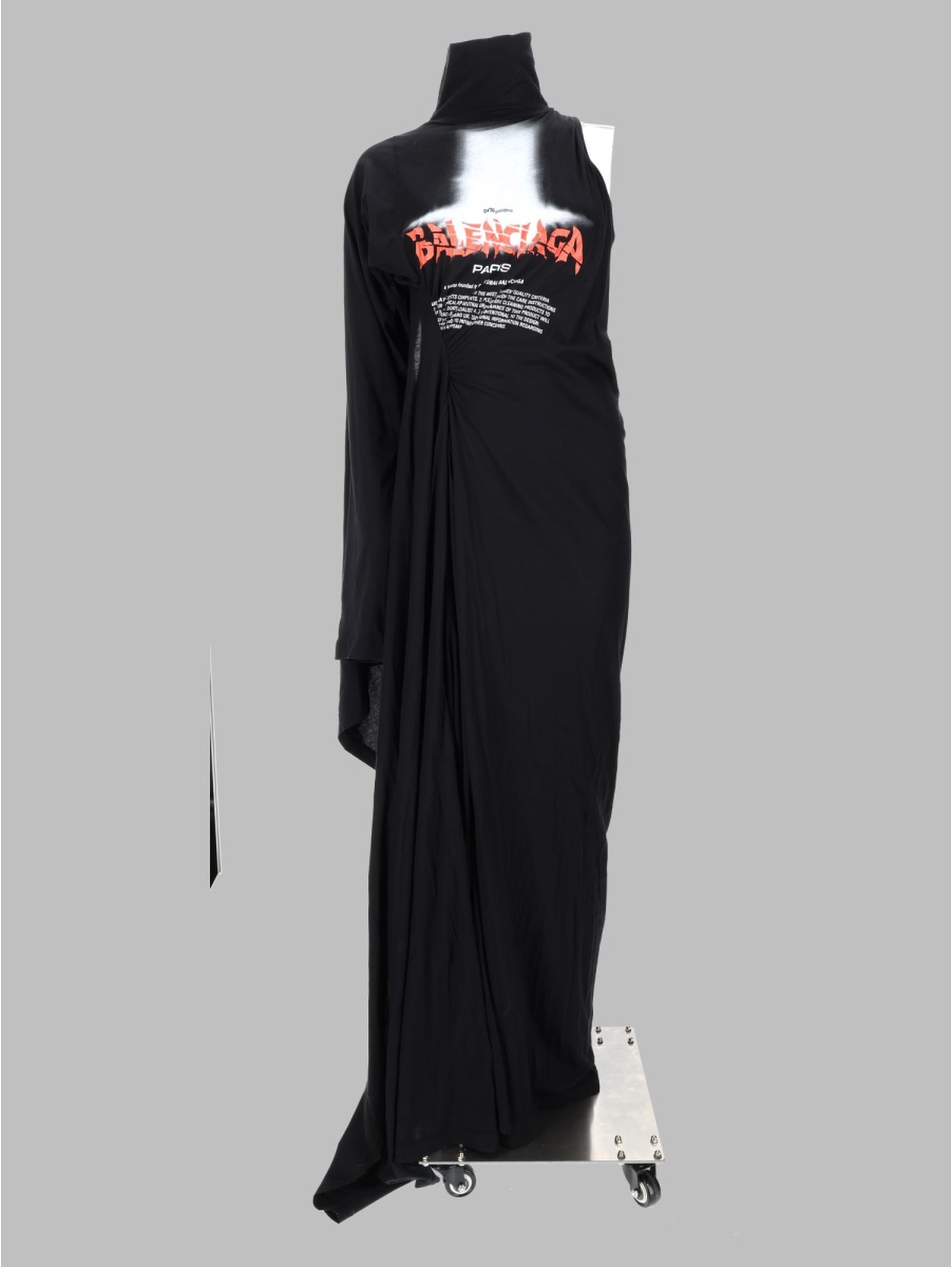ABITO "THE DOOR" LUNGO DRAPPEGGIATO