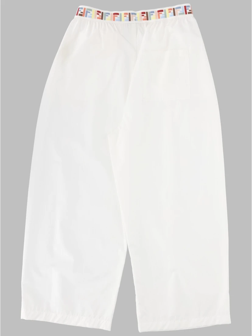 PANTALONE AMPIO CON CINTURA LOGATA FF MULTICOLOR