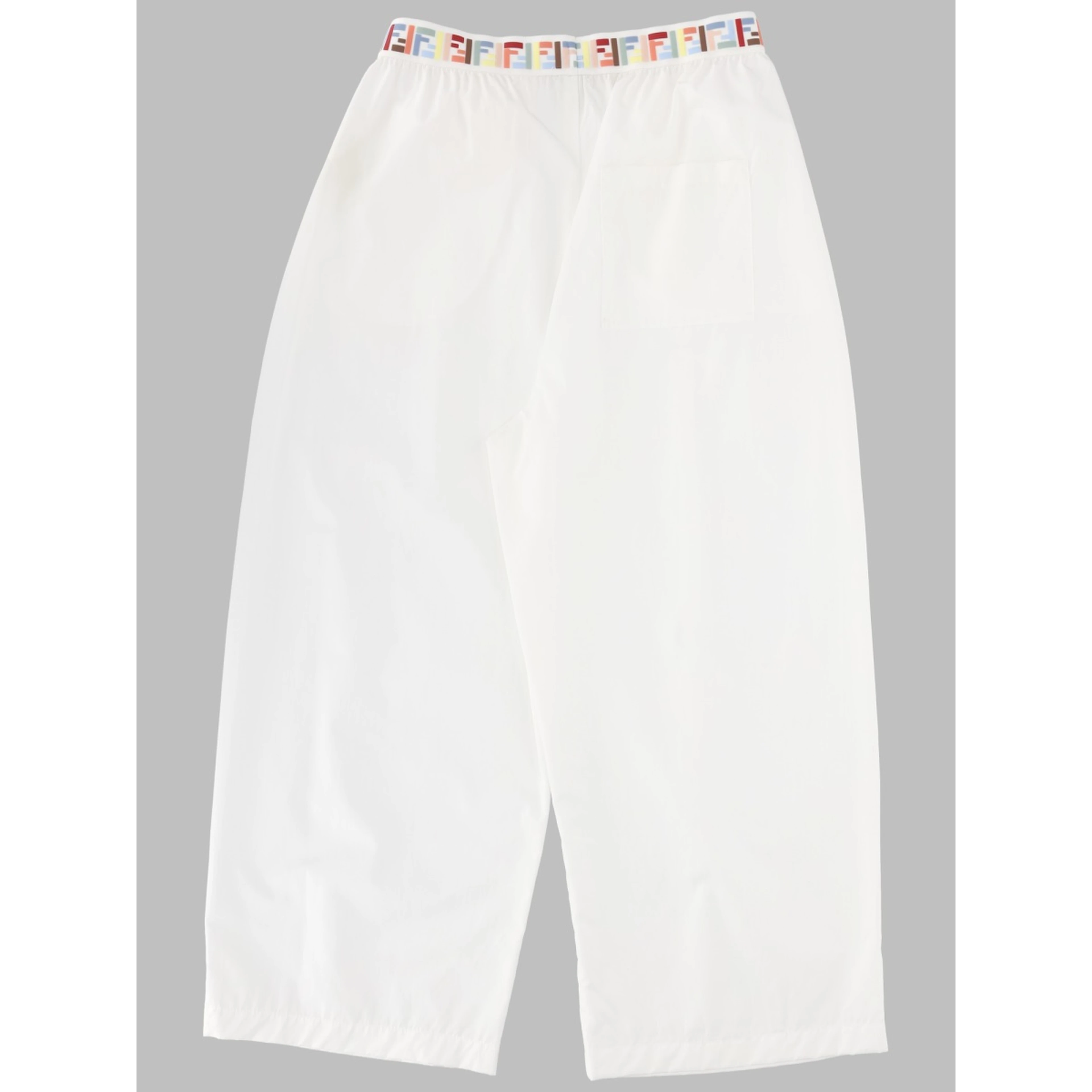 PANTALONE AMPIO CON CINTURA LOGATA FF MULTICOLOR