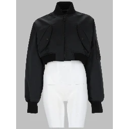 BOMBER CROPPED CON ZIP