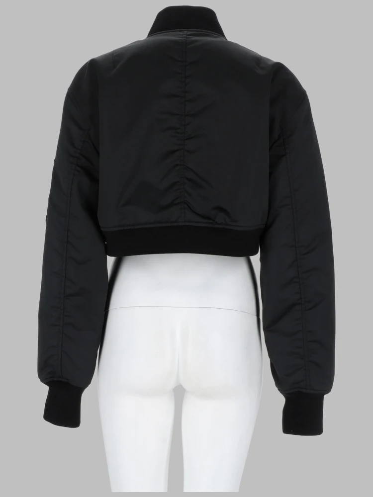 BOMBER CROPPED CON ZIP alternative