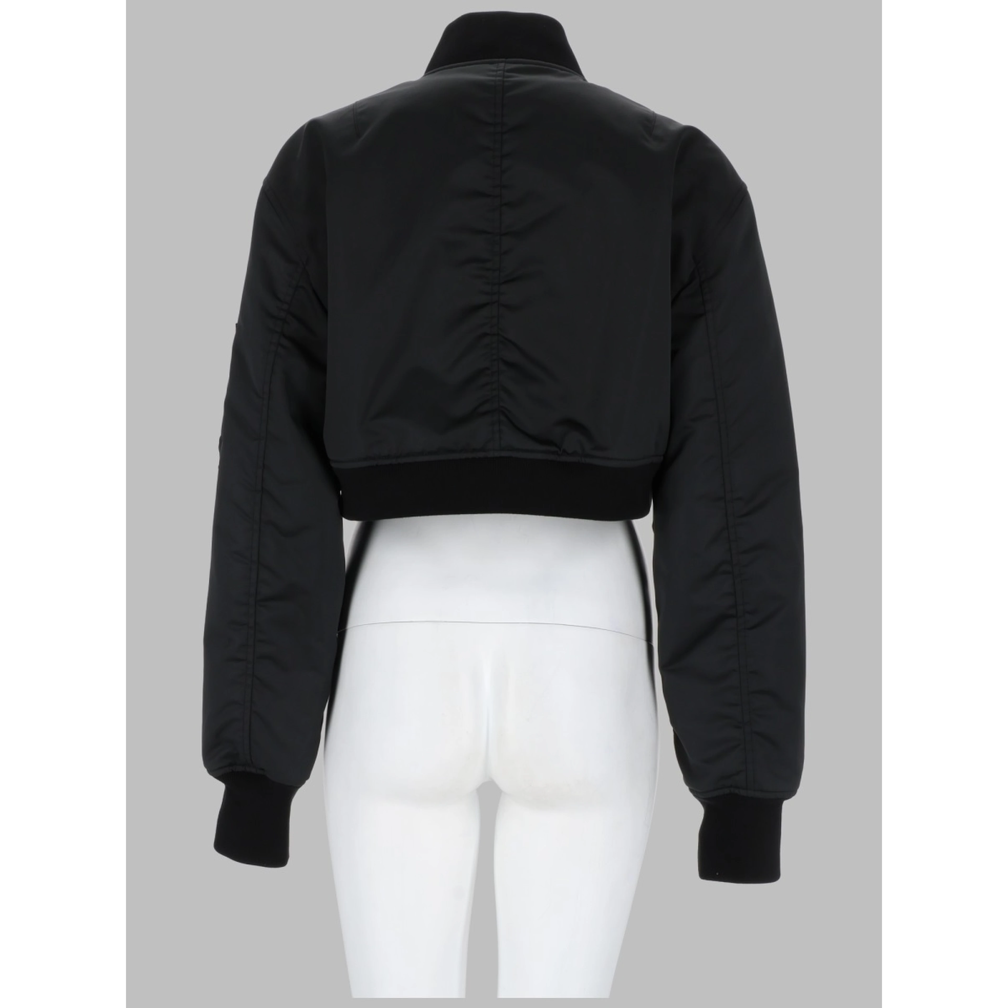 BOMBER CROPPED CON ZIP