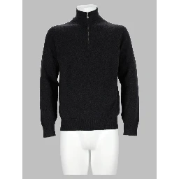 Maglia In Cashmere Con Zip