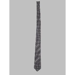 Cravatta A Righe In Jacquard Di Seta