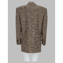 Giacca In Lana Pied De Poule Principe Di Galles