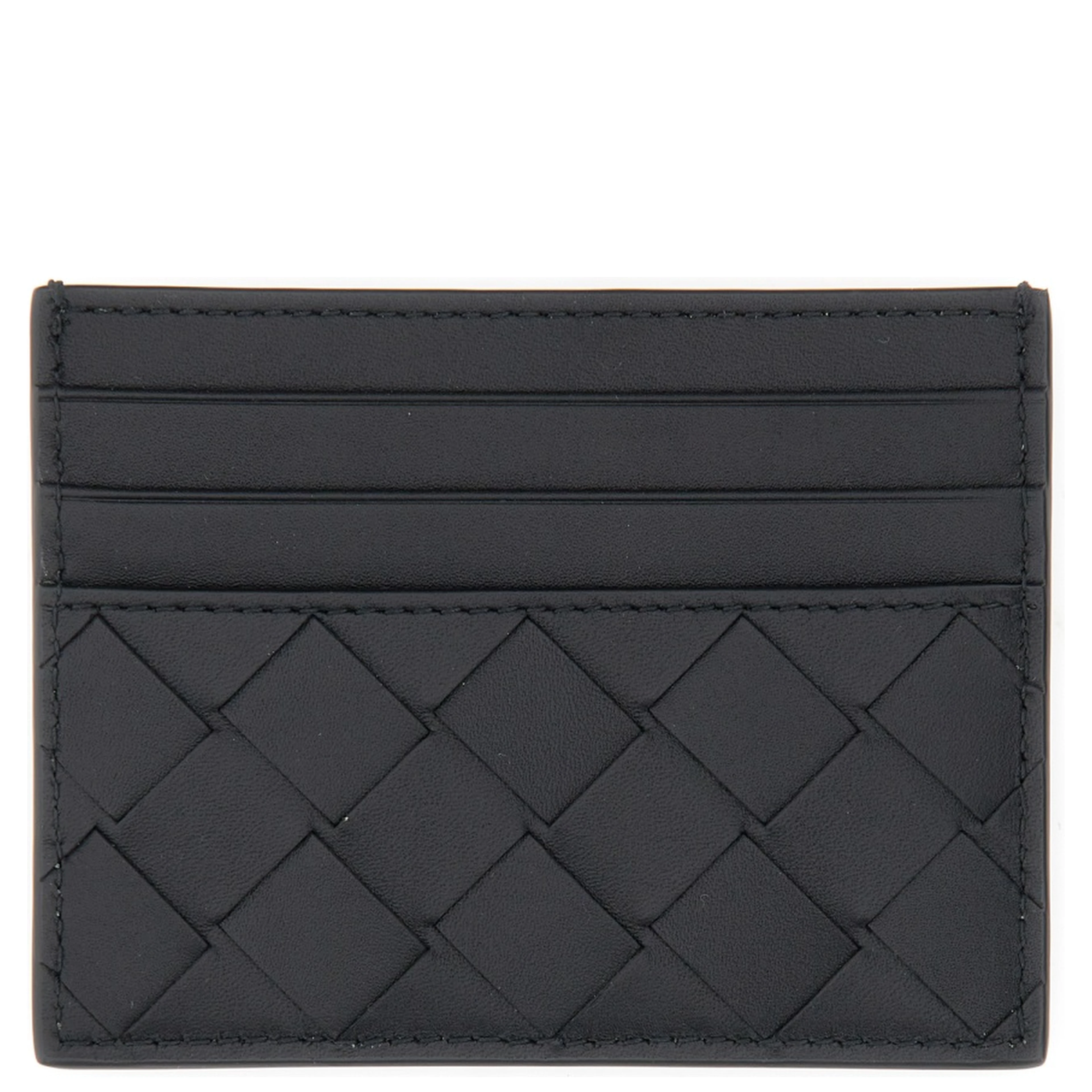 PORTACARTE IN PELLE INTRECCIATA