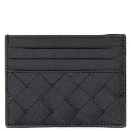 PORTACARTE IN PELLE INTRECCIATA