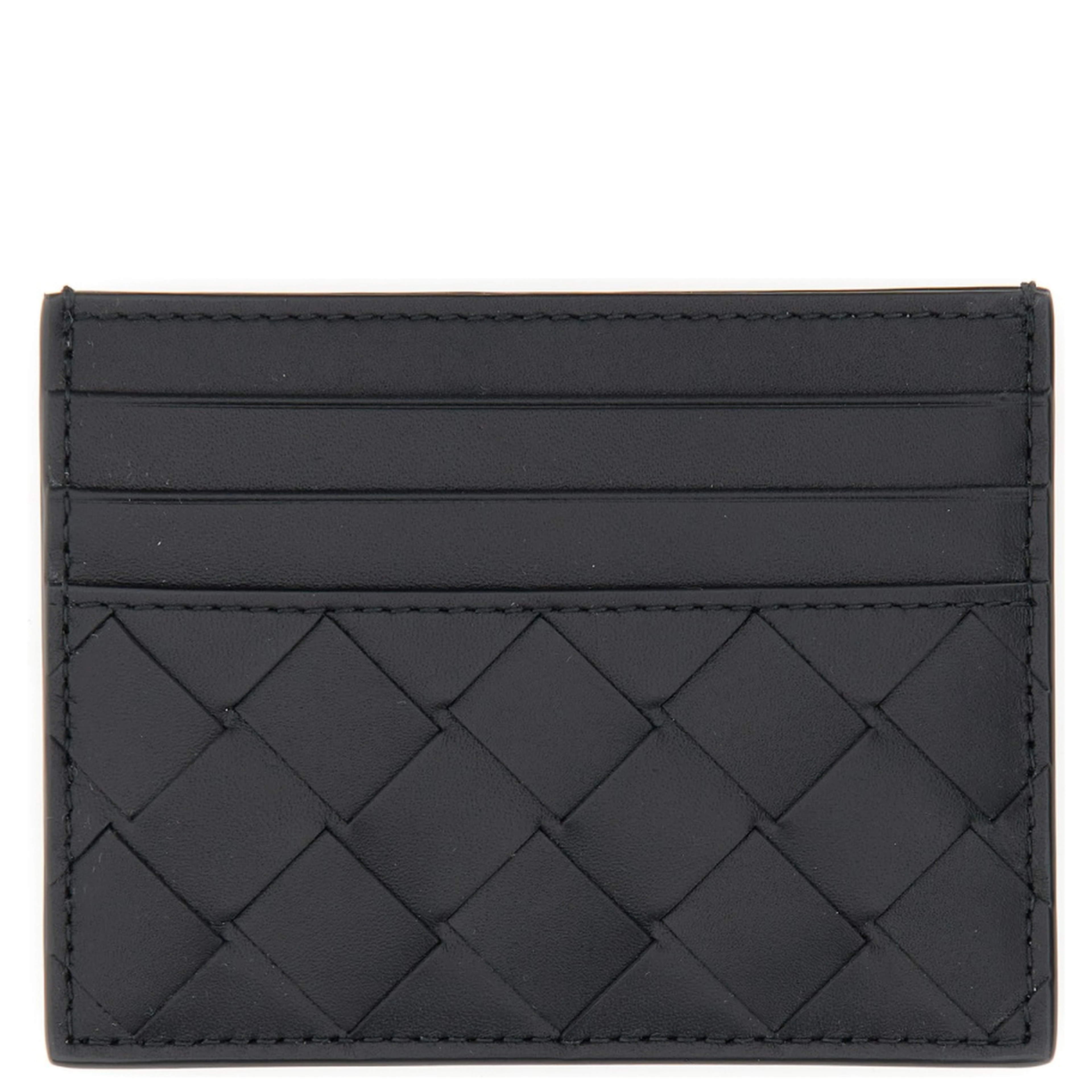 PORTACARTE IN PELLE INTRECCIATA