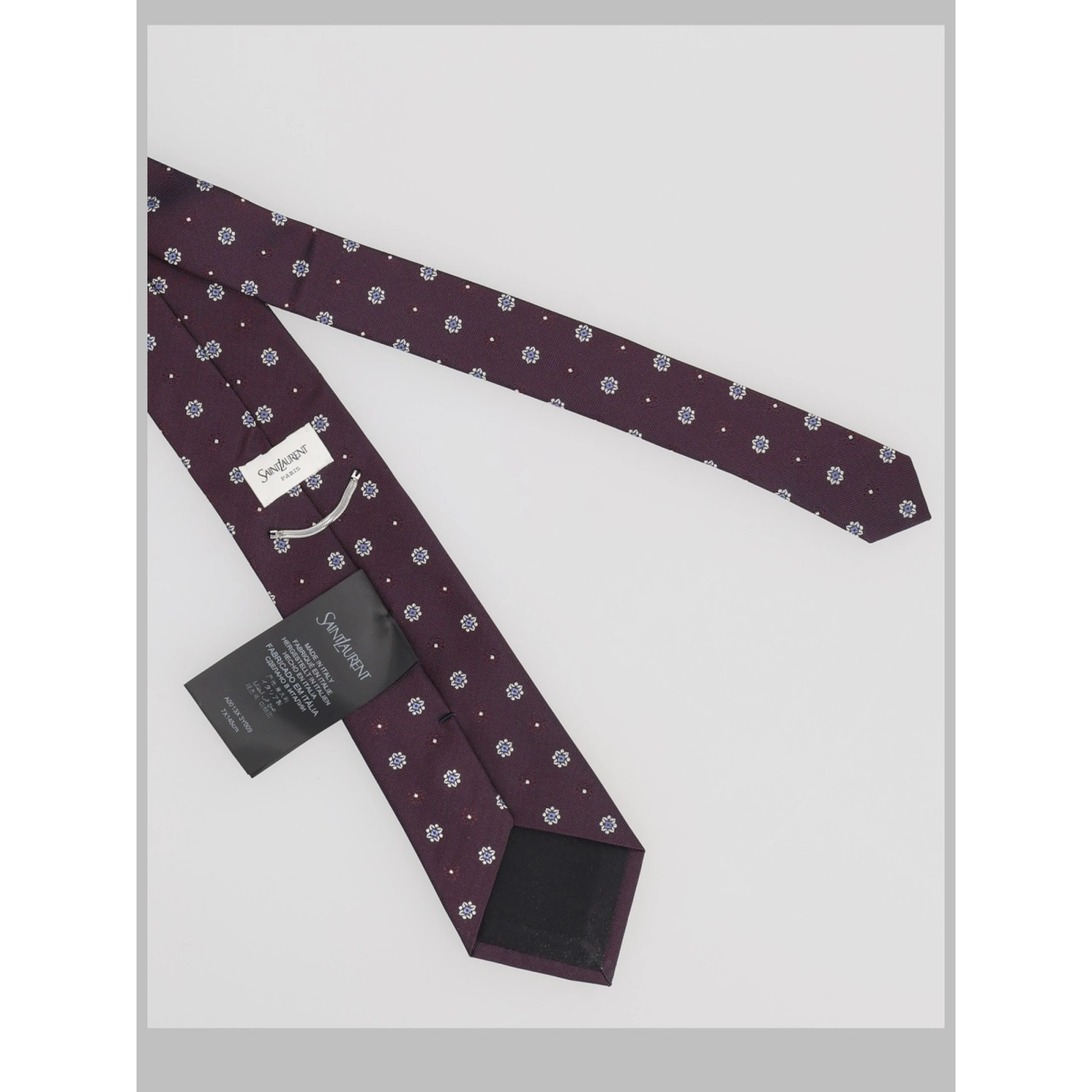 Cravatta In Jacquard Di Seta