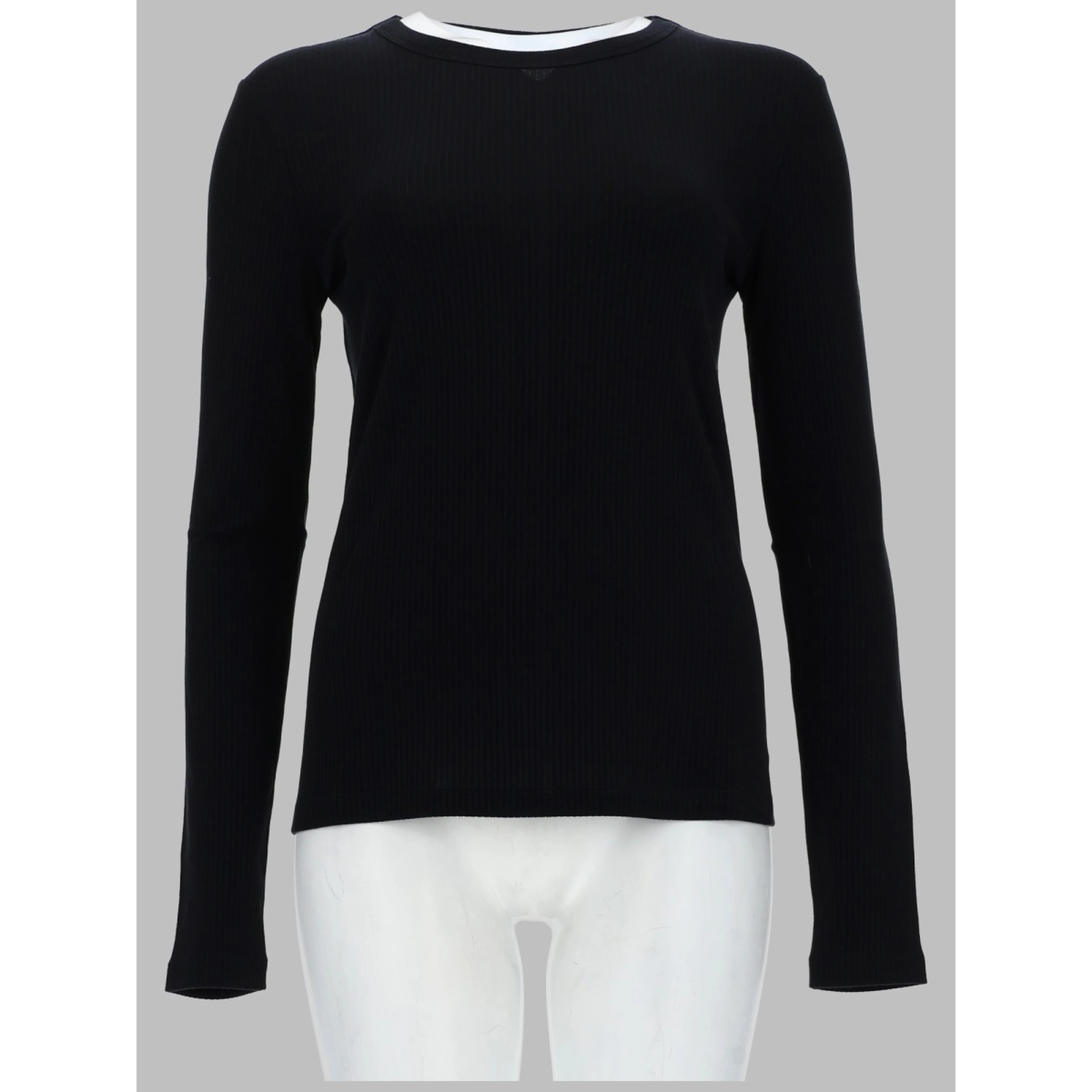 T-SHIRT A MANICHE LUNGHE IN JERSEY