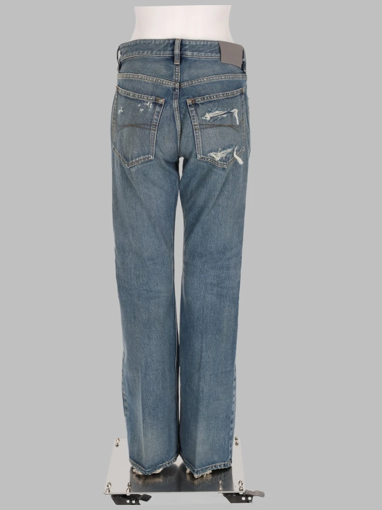 JEANS IN DENIM CON DETTAGLI USURATI alternative