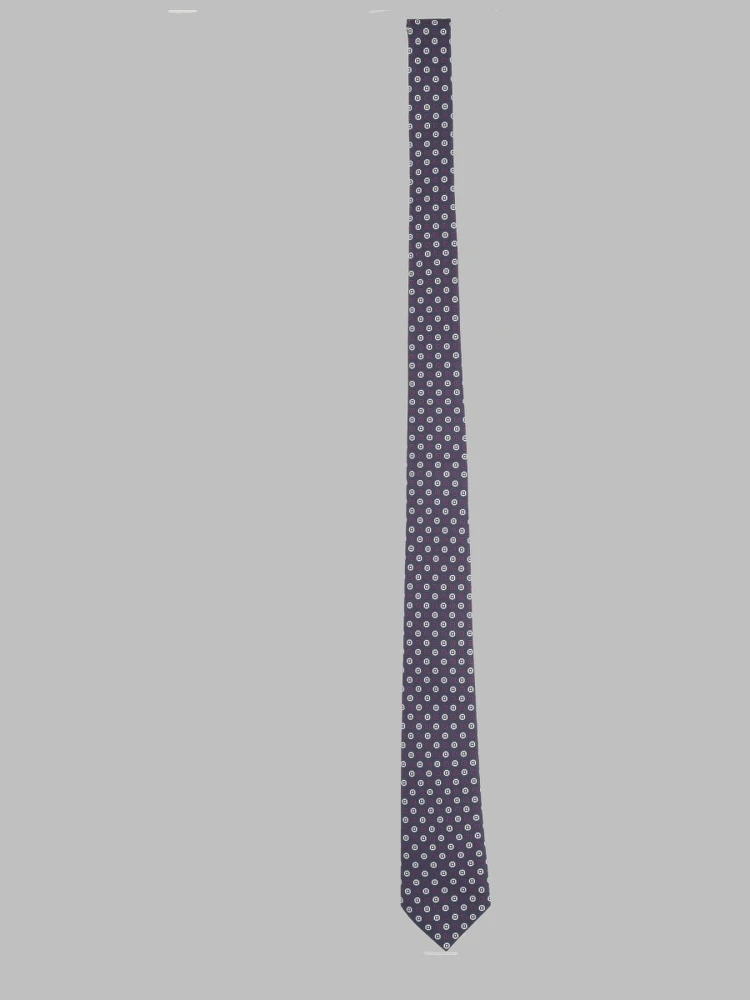 Cravatta In Jacquard Di Seta