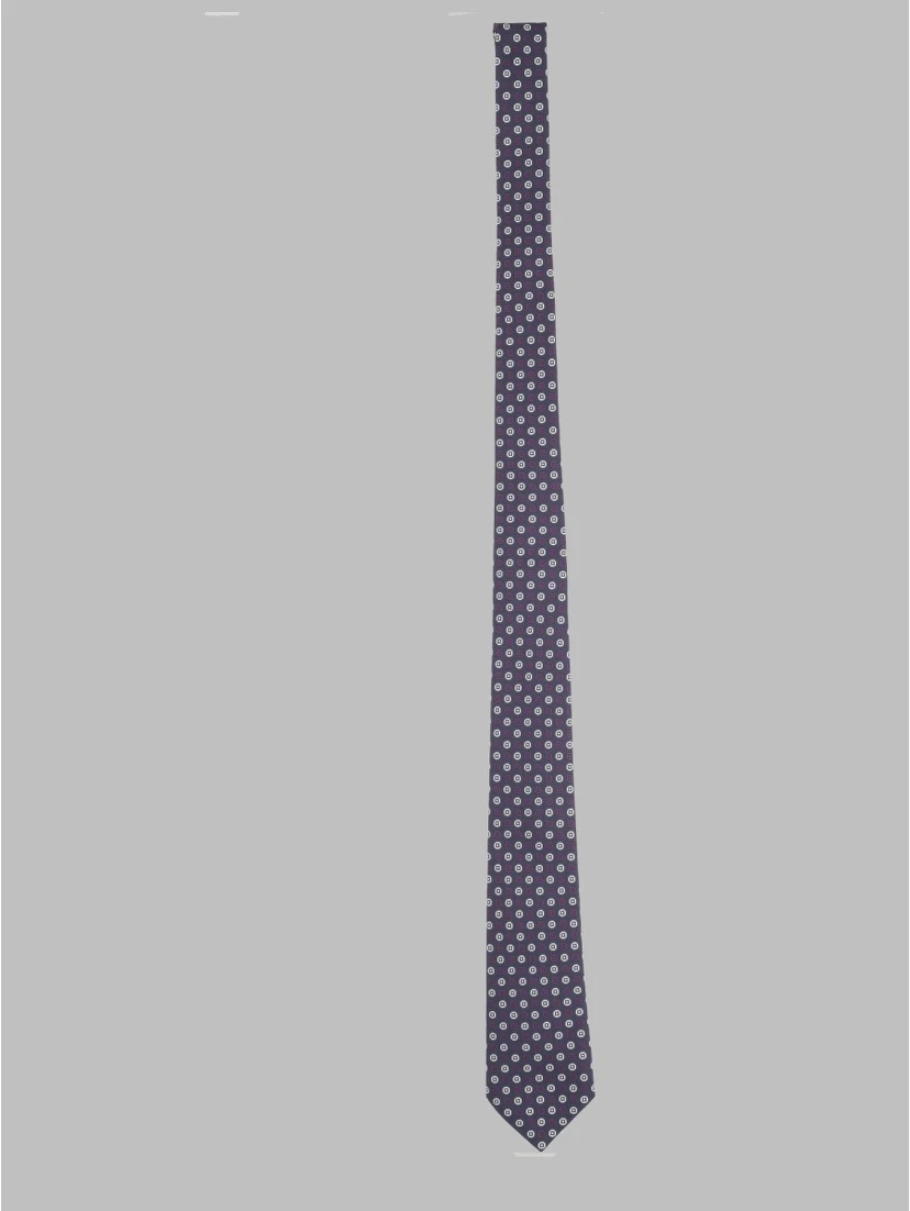 Cravatta In Jacquard Di Seta