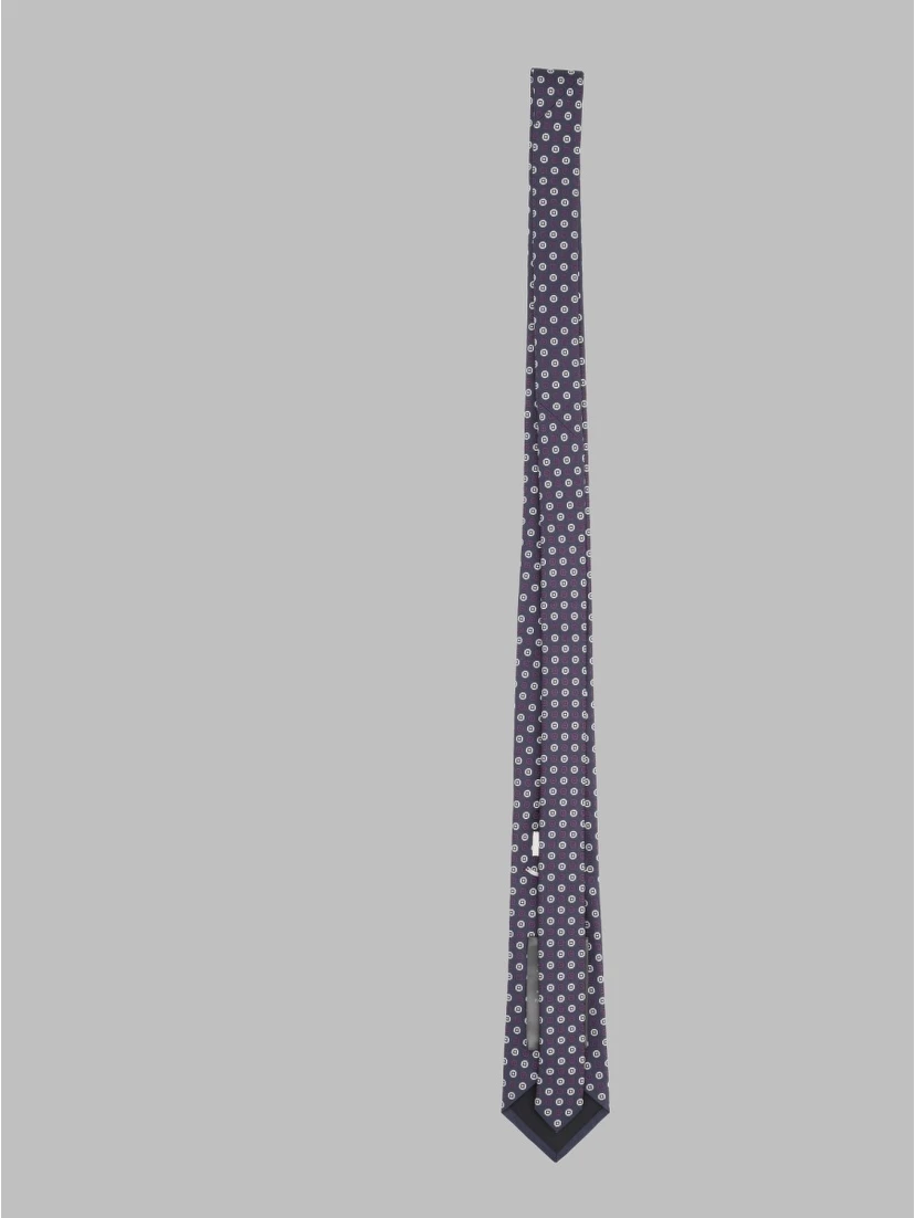 Cravatta In Jacquard Di Seta