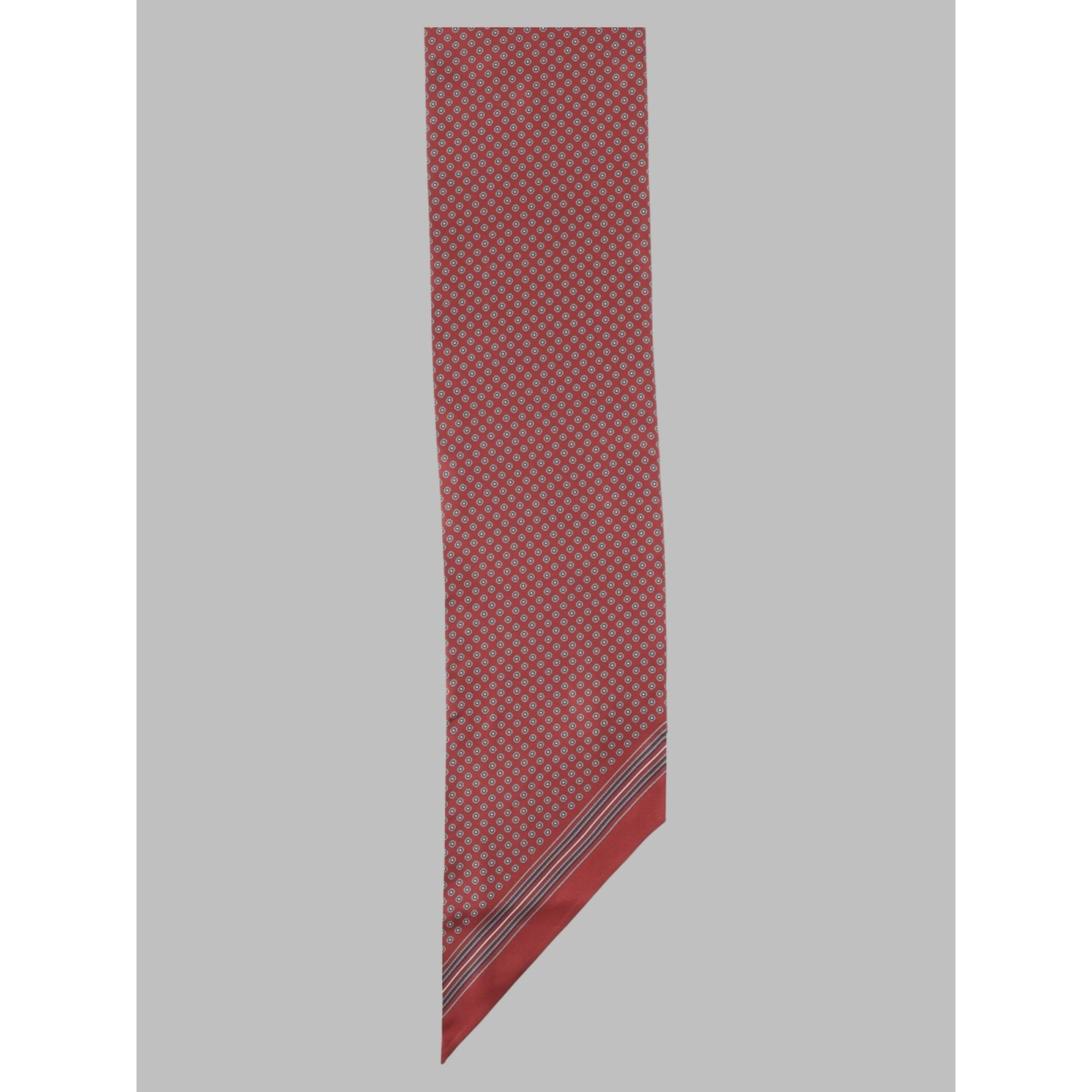 Sciarpa Lavallière In Twill Di Seta