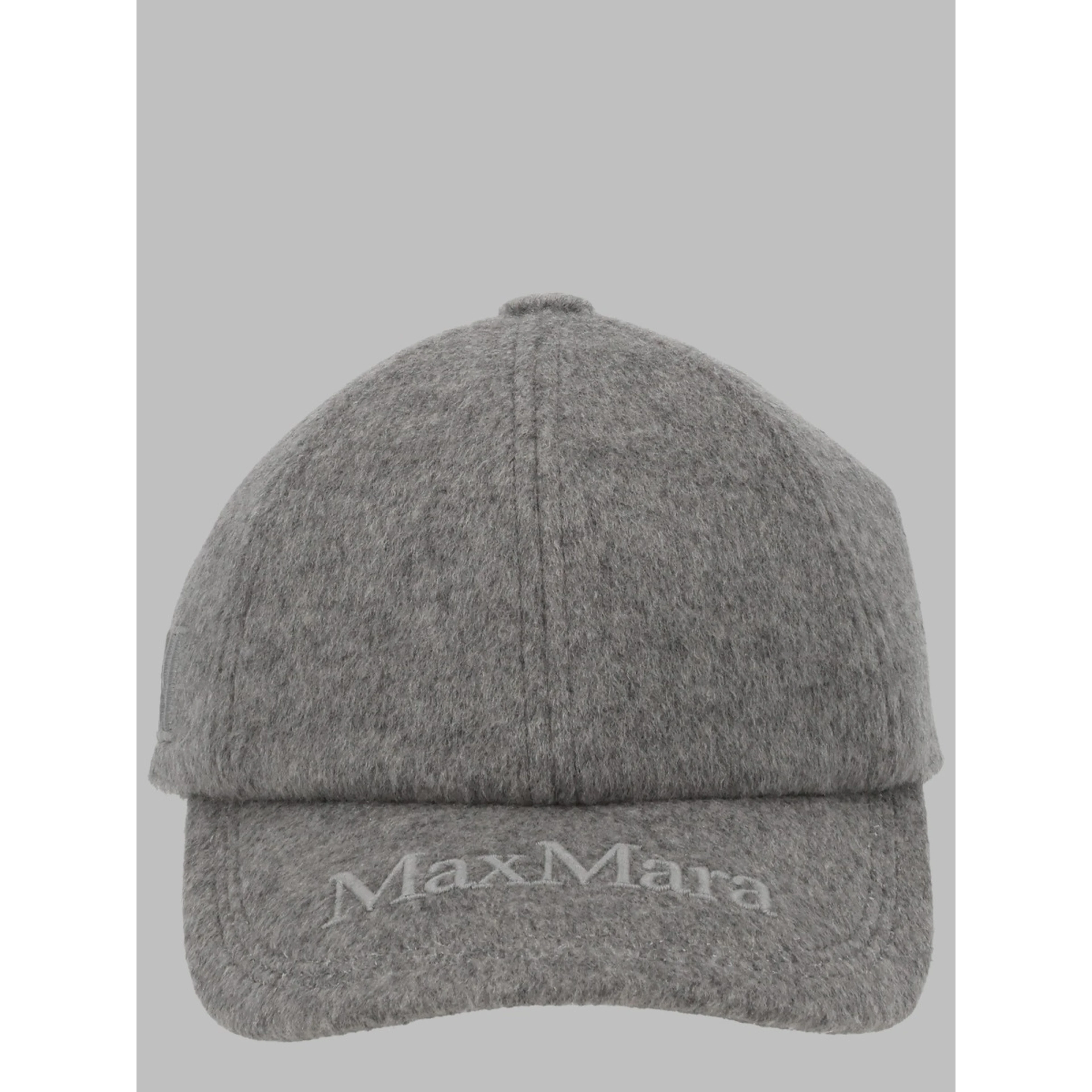 CAPPELLO DA BASEBALL IN CASHMERE CON LOGO