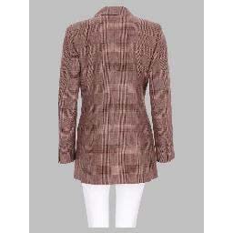 Blazer Doppiopetto in Lana Principe di Galles