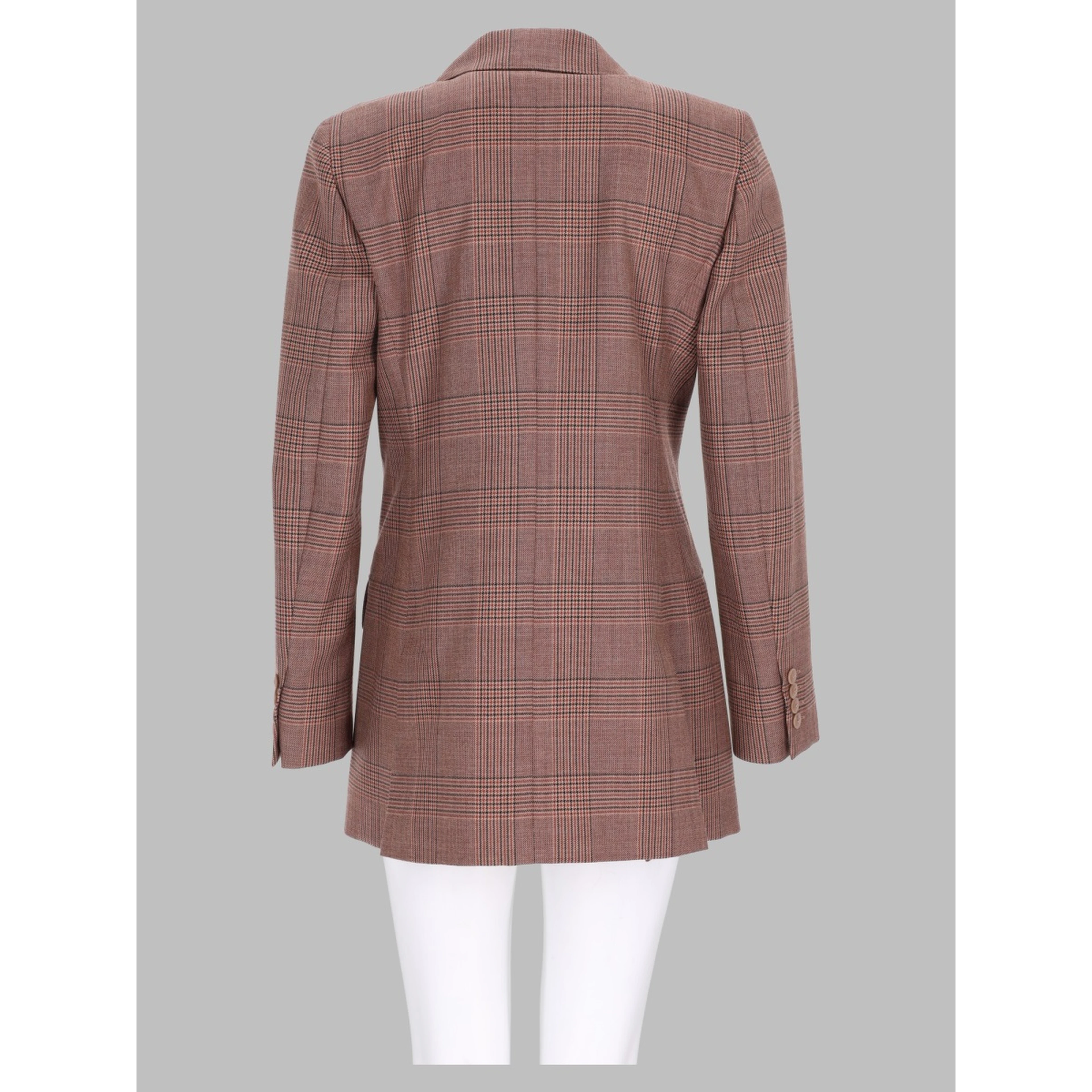 Blazer Doppiopetto in Lana Principe di Galles