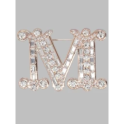 SPILLA MONOGRAM CON CRISTALLI
