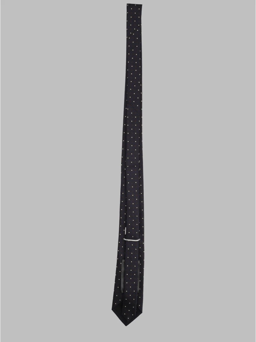 Cravatta In Jacquard Di Seta