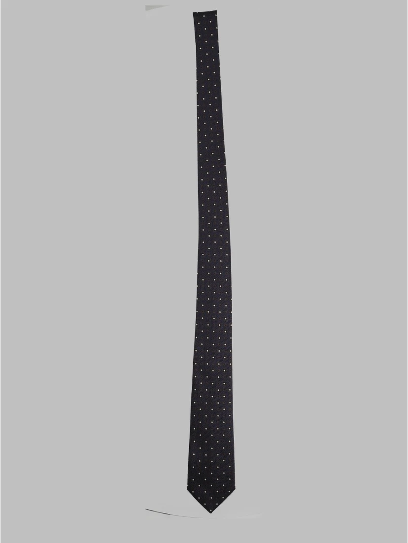 Cravatta In Jacquard Di Seta