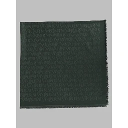 Sciarpa Jacquard In Seta e Lana