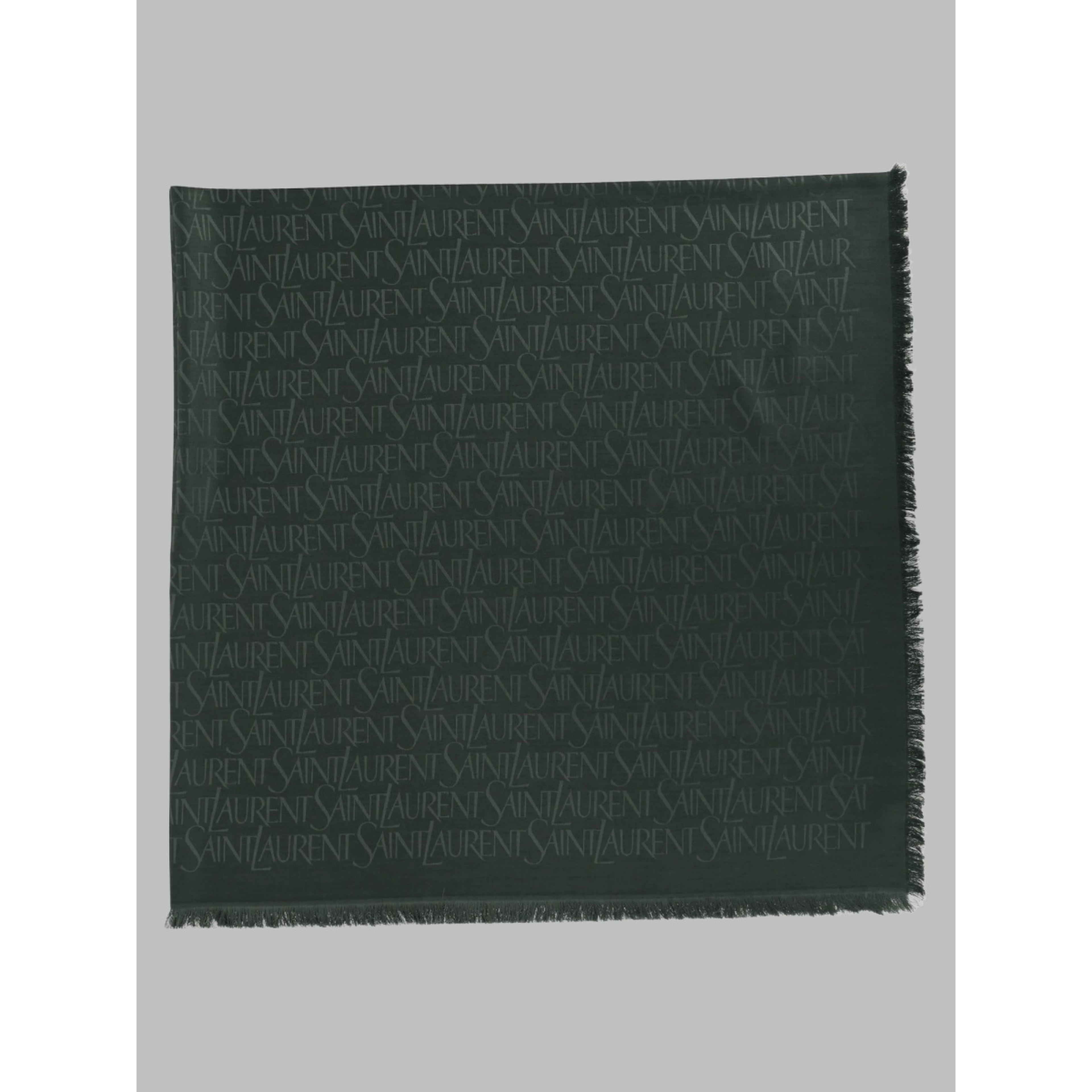 Sciarpa Jacquard In Seta e Lana