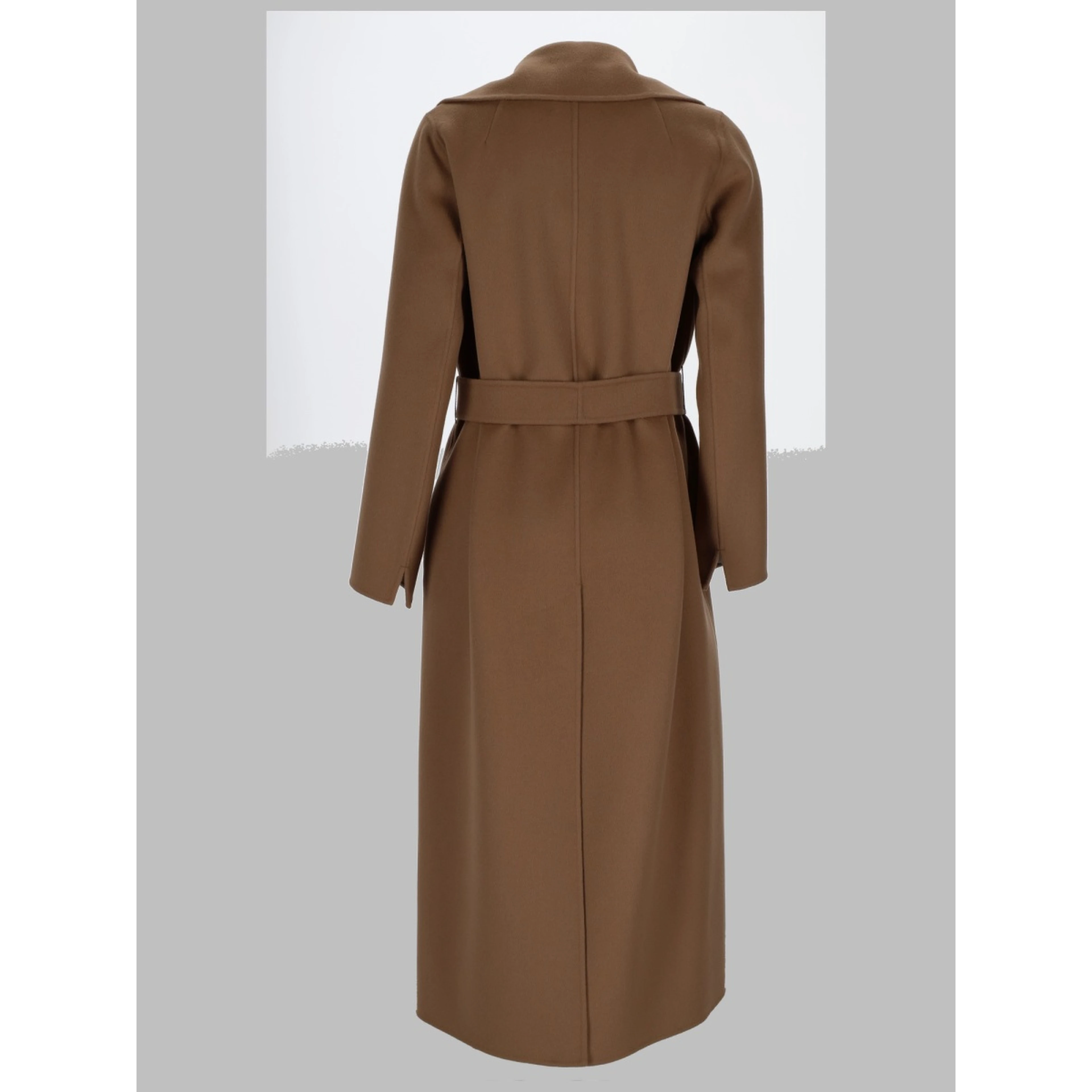 Cappotto a vestaglia in drap di lana
