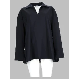 Blusa in Tela di Pura Lana