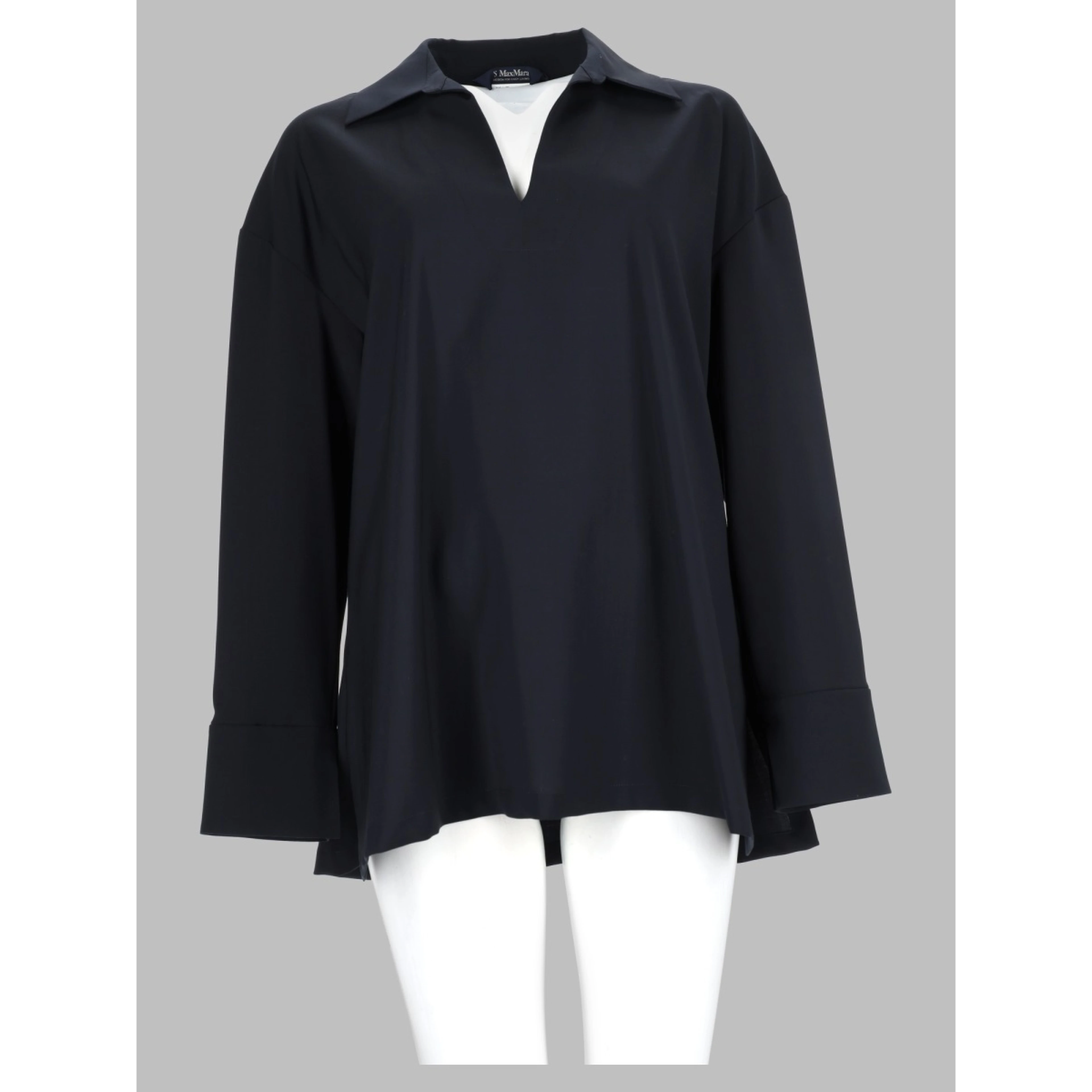 Blusa in Tela di Pura Lana