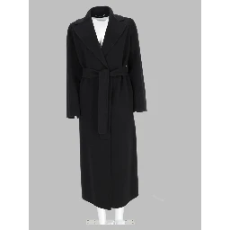 Cappotto a Vestaglia in Drap di Lana