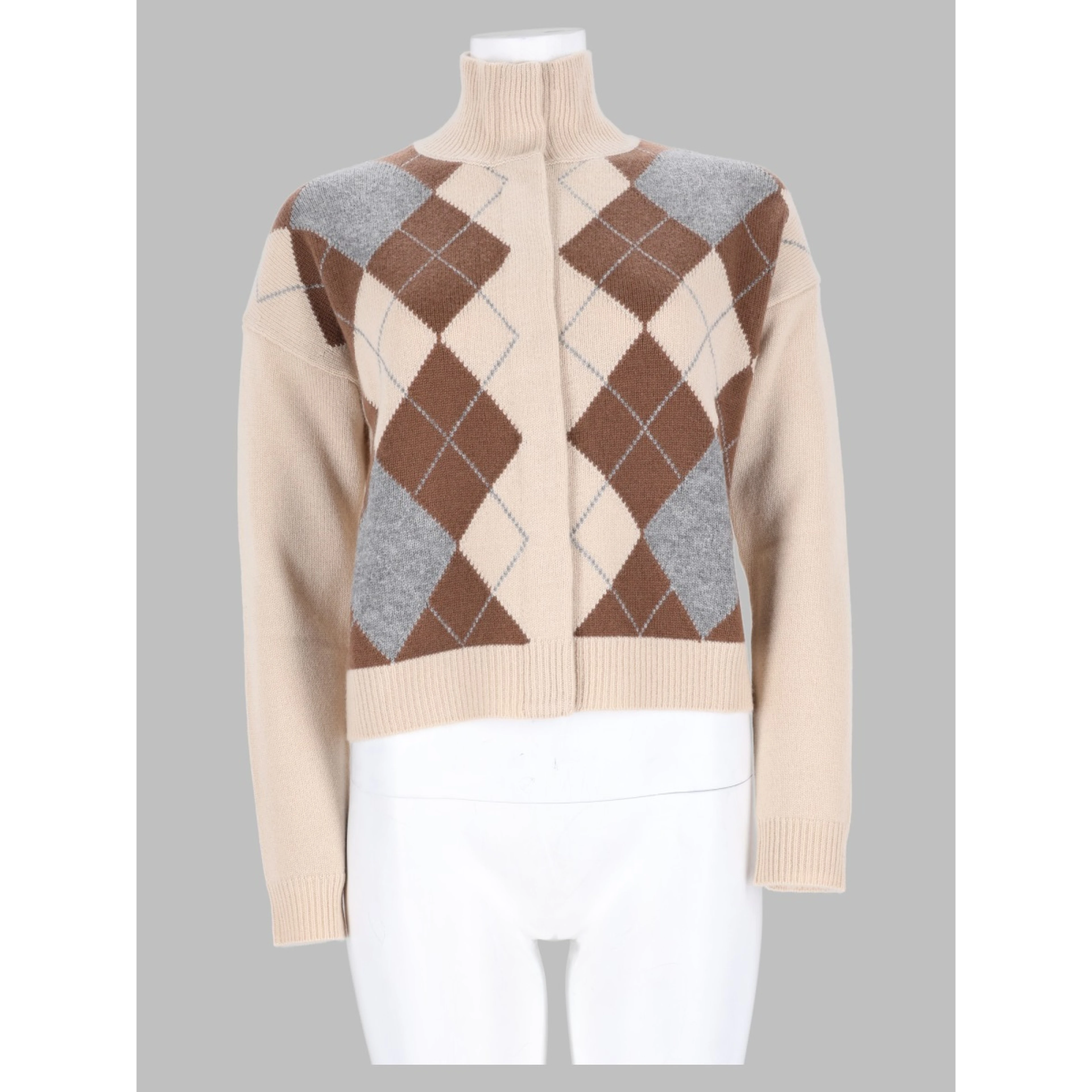 Cardigan "Pacche" In Lana e Cashmere