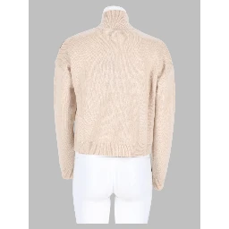 Cardigan "Pacche" In Lana e Cashmere