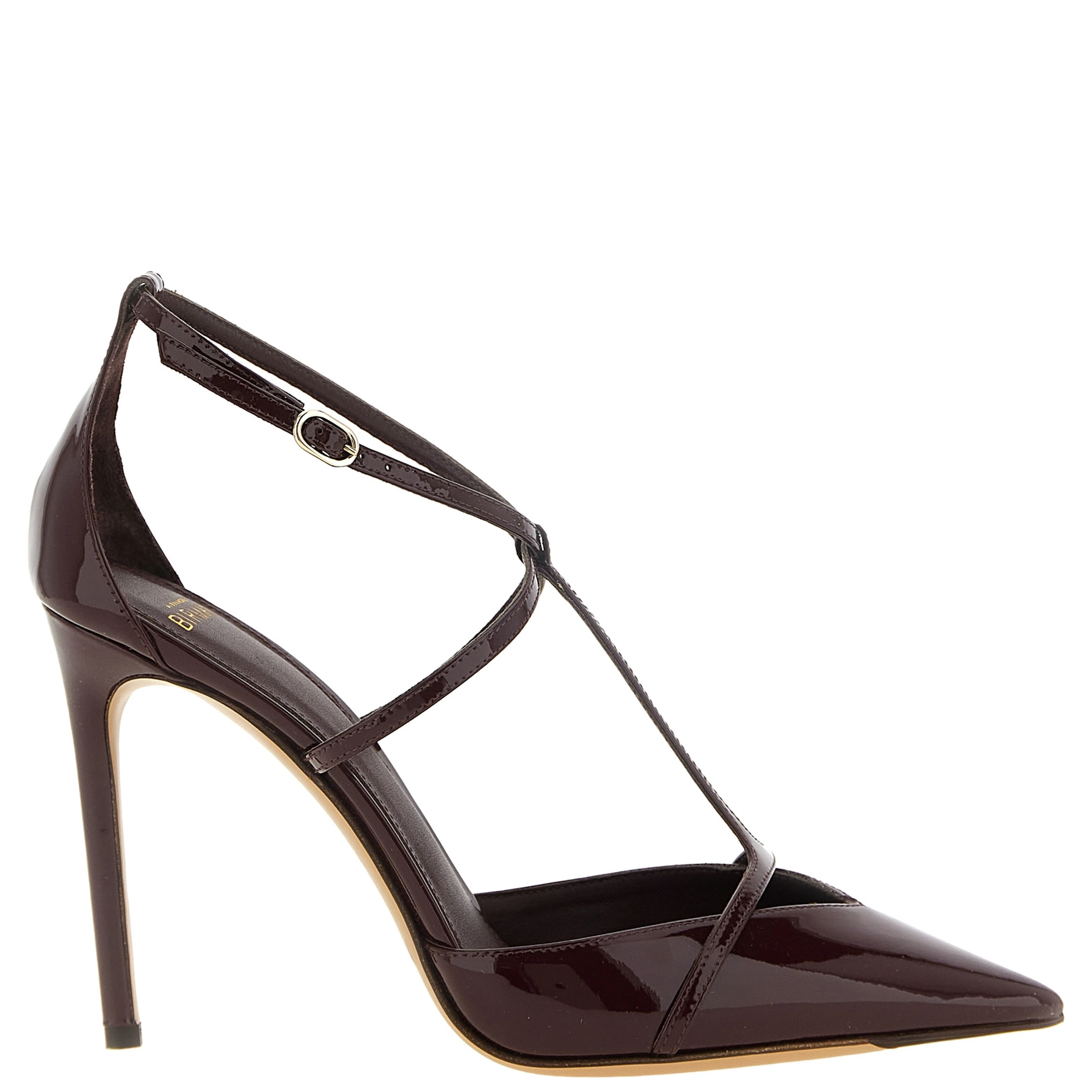 Bordeaux Calfskin High Heel Pumps