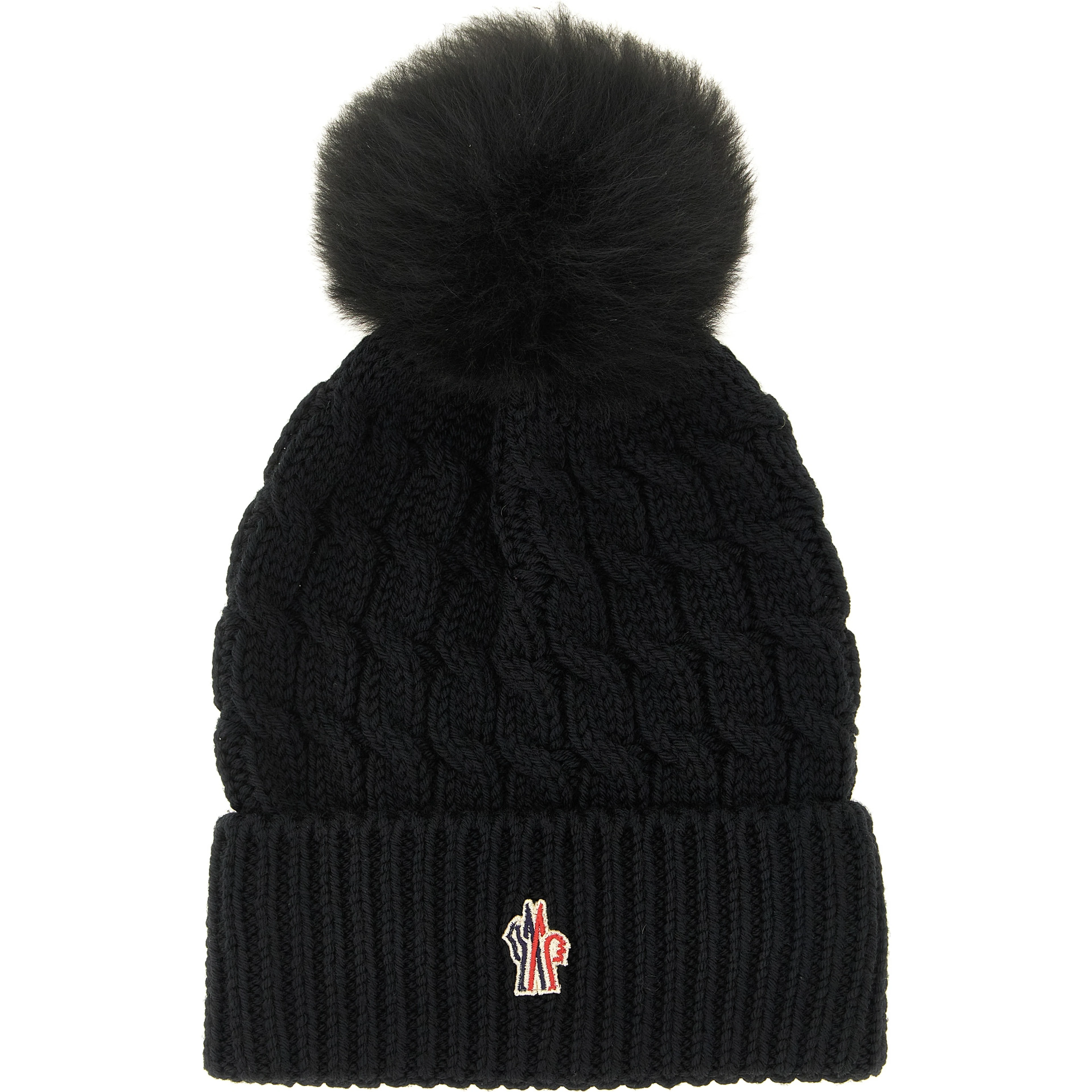 Black Virgin Wool Beanie