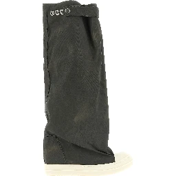 Gray Nylon Over The Knee