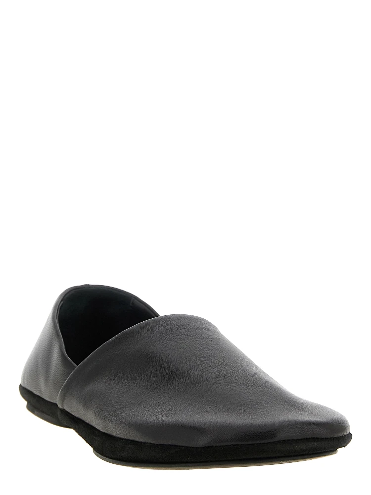 Black Lamb Leather Slip-On Loafers alternative