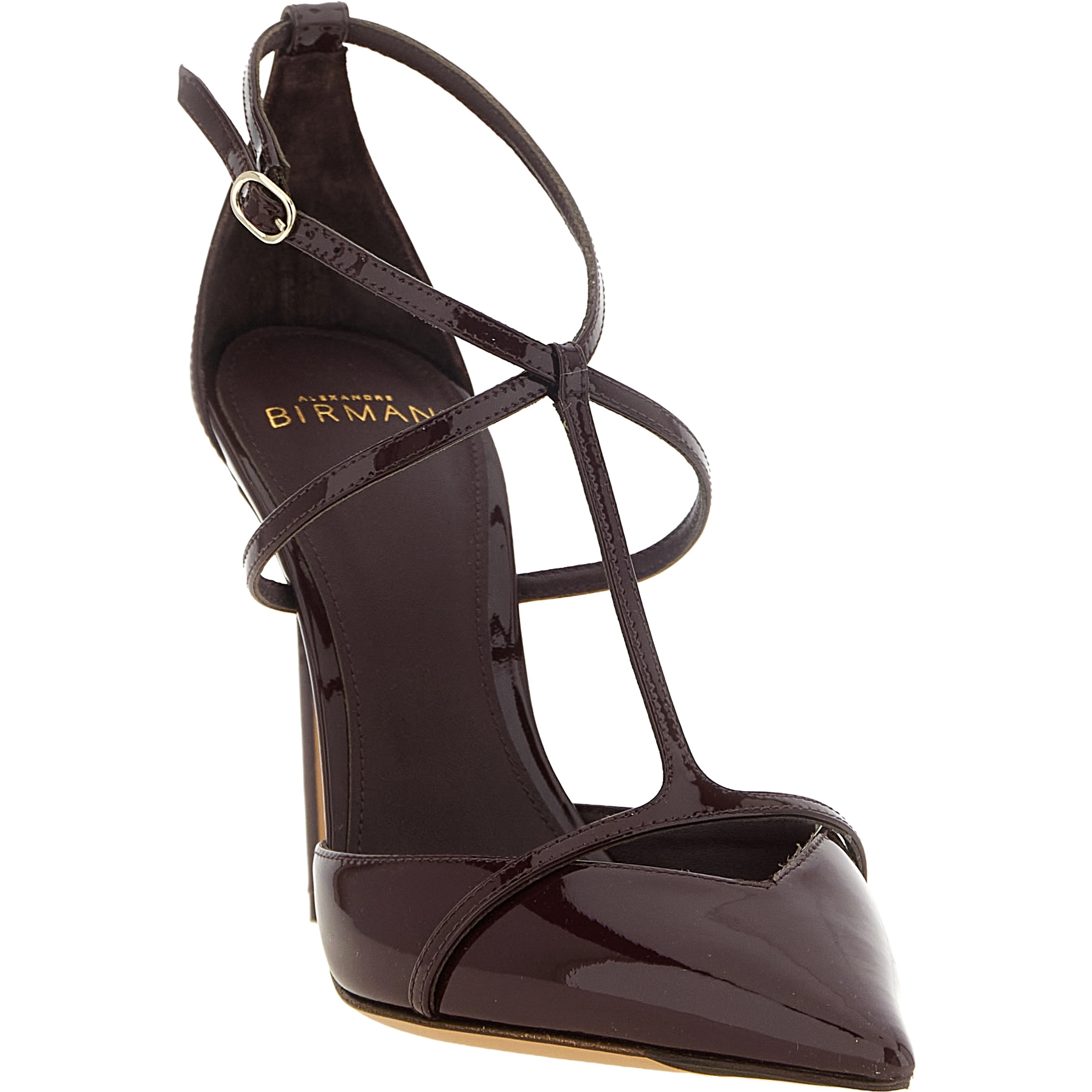 Bordeaux Calfskin High Heel Pumps