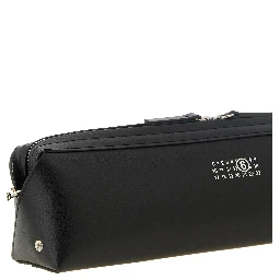 Black Cowhide Clutch Bag