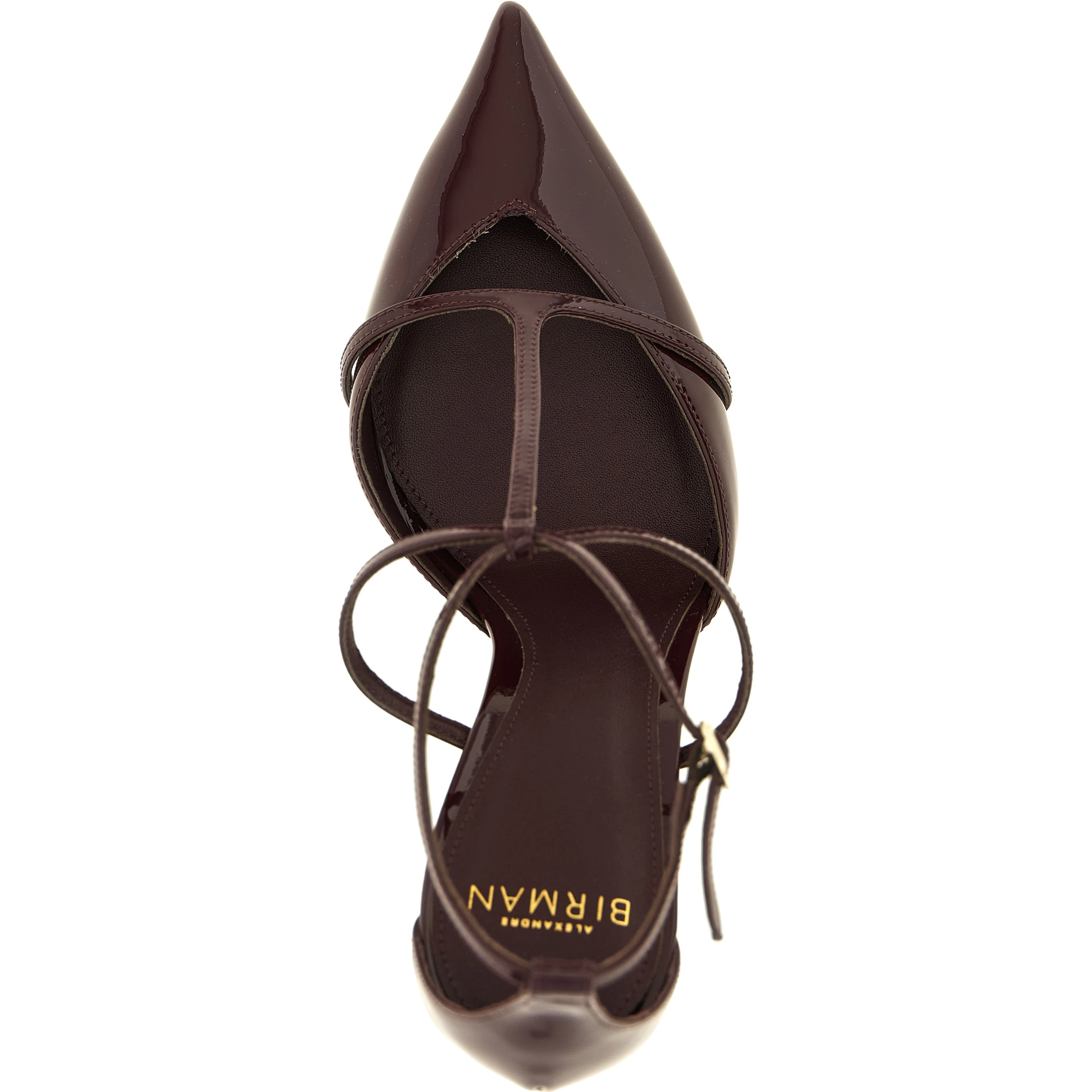 Bordeaux Calfskin High Heel Pumps