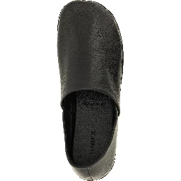 Black Lamb Leather Slip-On Loafers