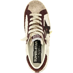 Bordeaux Leather Low Top Sneakers