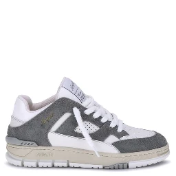 Gray Calf Leather Bos Taurus Athletic Sneakers