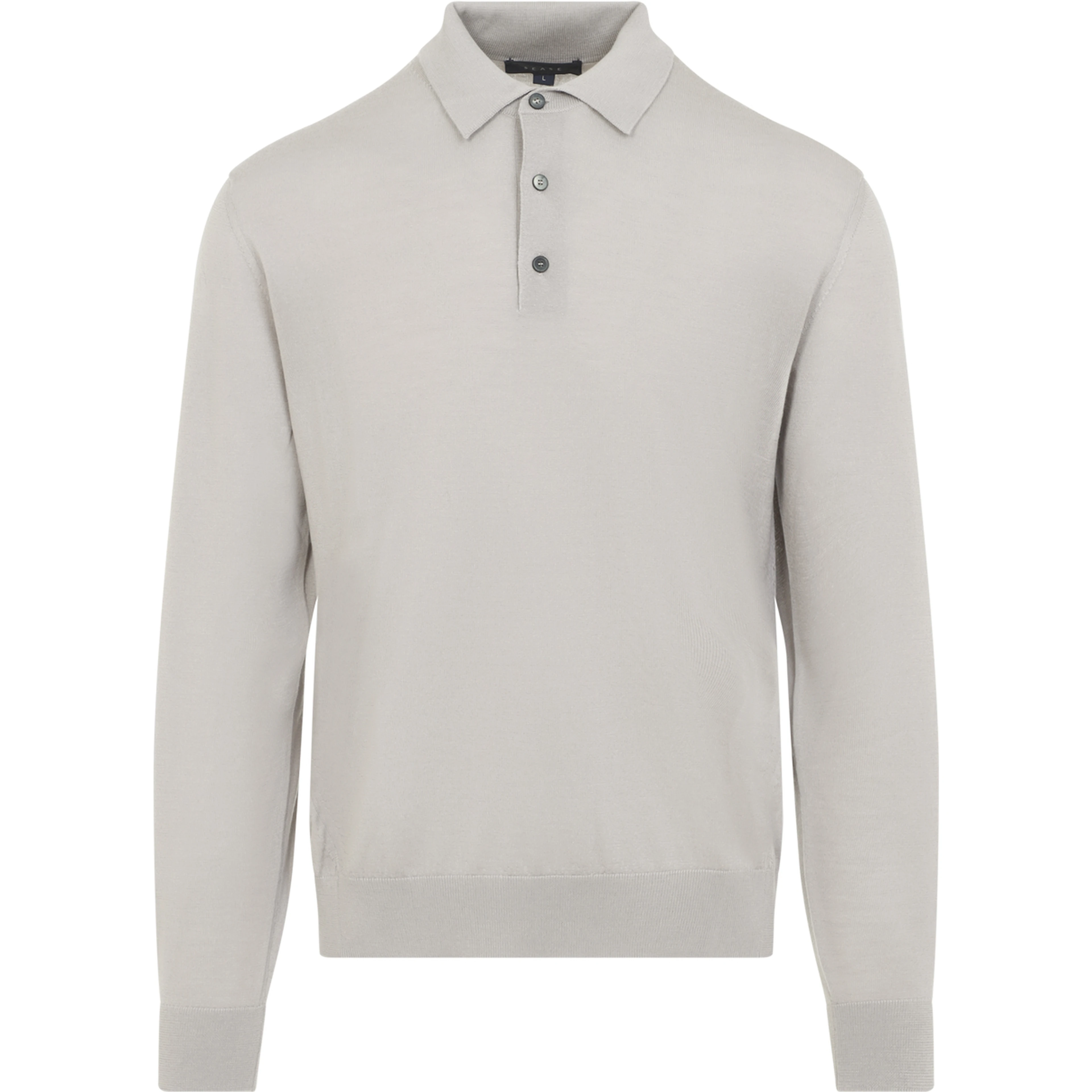 FINE KNIT POLO NECK