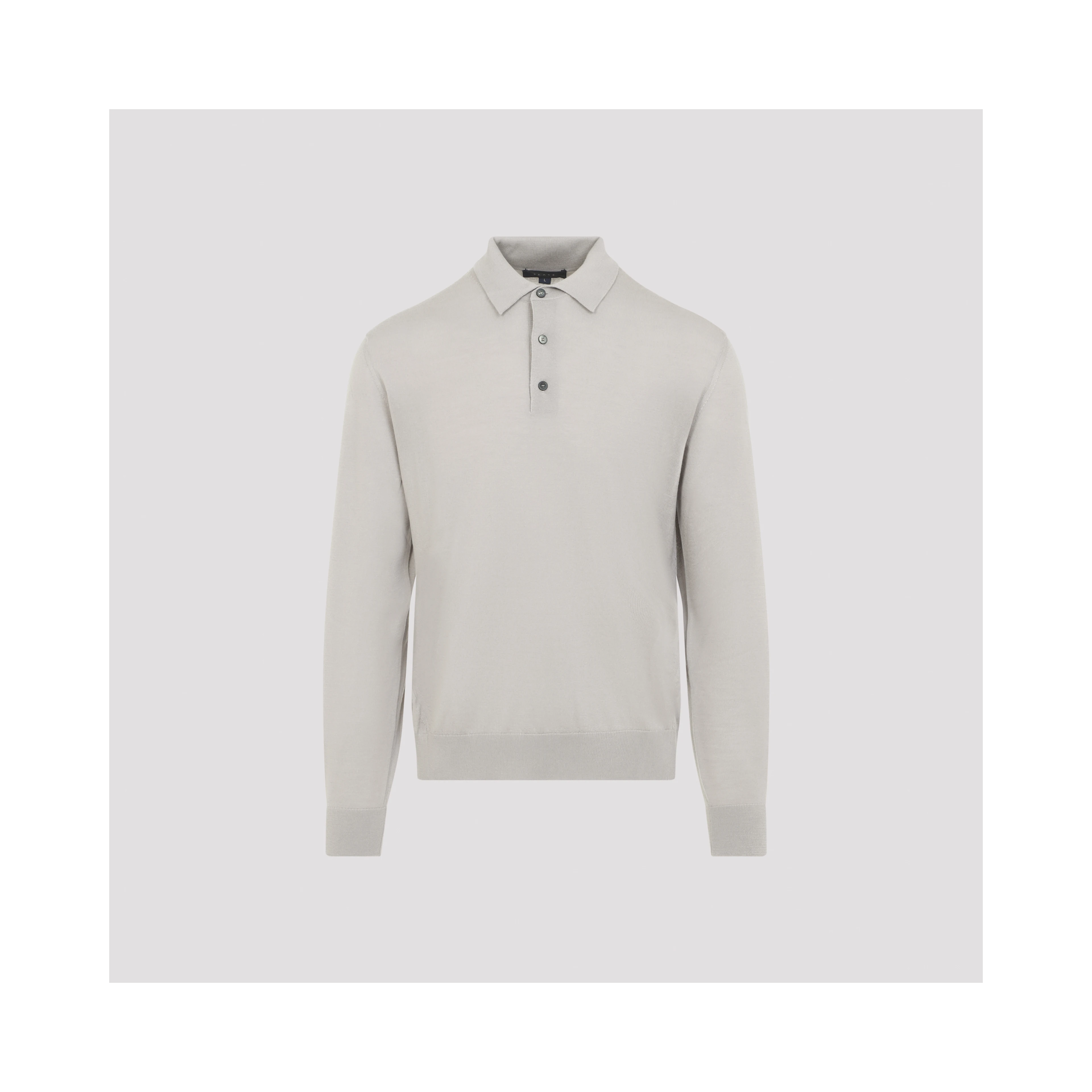 FINE KNIT POLO NECK