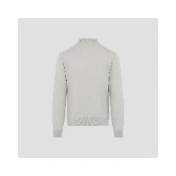 FINE KNIT POLO NECK