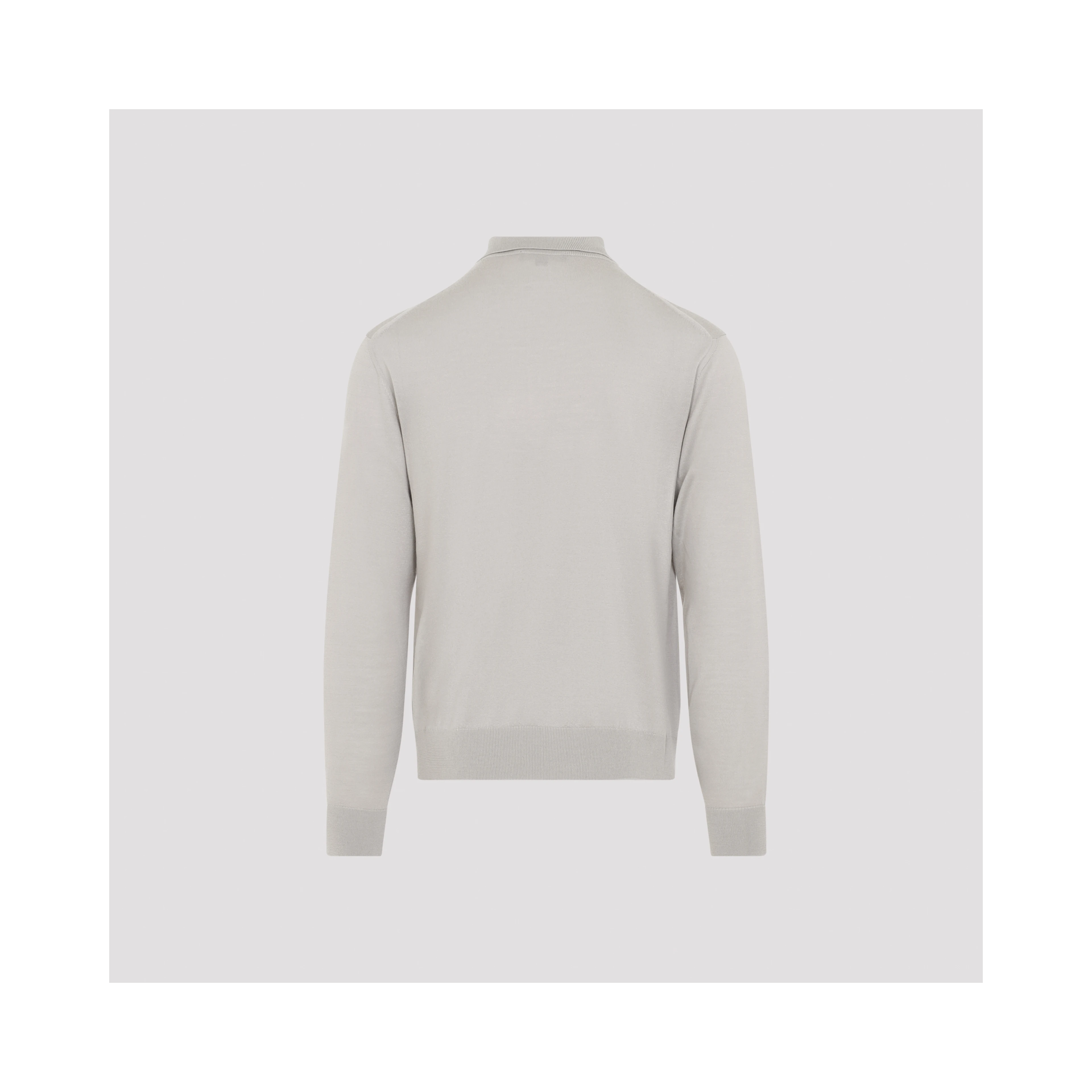 FINE KNIT POLO NECK